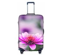 Kycvds Pink Flower Purple Butterfly 1 The Trunk Lid Is Suitable For 18-32 Inch Luggage. Customized Trunk Lid Personalized Luggage.
