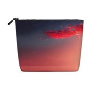 Kycvds Red Sky At Night Starry Small Cosmetic Bag Travel Accessories Storage Bag Cosmetic Box Birthday Gift Christmas Gift Beautiful, Black, One Size