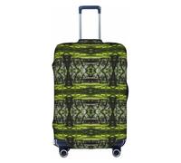 Kycvds Rural House Luggage Cover Suitcaseprotector Fits 18-32 Inch Luggage Custom Luggage Cover Personalized Suitcase, White, Large