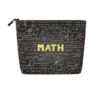 Kycvds School Math Small Cosmetic Bag Travel Accessories Storage Bag Cosmetic Box Birthday Gift Christmas Gift Beautiful, Black, One Size