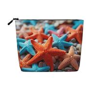 Kycvds Sea Shells And Starfish Small Cosmetic Bag Travel Accessories Storage Bag Cosmetic Box Birthday Gift Christmas Gift Beautiful, Black, One Size