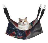 Kycvds Statue of Liberty Statue and Statue of Liberty Flag, Adjustable Hanging Hammock Sleeping Mat for Small Pets