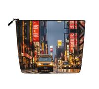 Kycvds Tokyo City Small Cosmetic Bag Travel Accessories Storage Bag Cosmetic Box Birthday Gift Christmas Gift Beautiful, Black, One Size