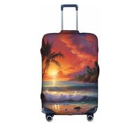 Kycvds Tropical Sunset The Trunk Lid Is Suitable For 18-32 Inch Luggage. Customized Trunk Lid Personalized Luggage.