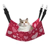 Kycvds Valentine Day Adjustable Cat Hammock for Small Pets