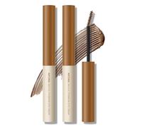KYDA 2 Pcs Tinted Eyebrow Cream, Ultra-Fine Brush Tinted Brow Gel, Waterproof Smudgeproof Eyebrow Mascara, Long Wear, Natural Brow Makeup without Clumping, Light Brown