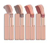 KYDA 3 in 1 Eyeshadow Stick, 3 Colors Gradient Shimmer Cream Eyeshadow Stick, Blendable, High Pigment Eye Pen Easy to Use One Step for Women Eye Makeup -4Pcs