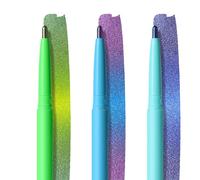 KYDA 3 Pcs Chameleon Gel Eyeliner Pencil Set, Chrome Metallic Colors Waterproof Gel Eye Liner Pencil, Long-lasting Shimmer Smudge Proof Eyeliner, High Pigment Eye Makeup Pen, Set-2