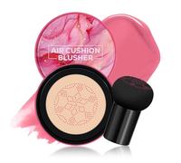 KYDA Air Cushion Blush, Mushroom Head Air Cushion Blusher, Natural Glow Liquid Blusher for Cheeks and Eyes, Buildable Matte Coverage, Lightweight Blendable, Silky Cream Blush Makeup, 01