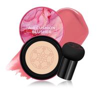 KYDA Air Cushion Blush, Mushroom Head Air Cushion Blusher, Natural Glow Liquid Blusher for Cheeks and Eyes, Buildable Matte Coverage, Lightweight Blendable, Silky Cream Blush Makeup, 03