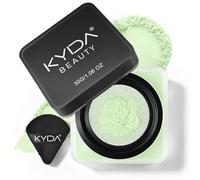 KYDA Baking Loose &Setting Powder, Matte Finish for Redness Skin, Green | Brightening Baking Powder for Under Eyes & Face, Lightweight Oil-Absorbing Formula for Longwear Soft-Focus Finish