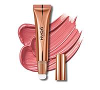 KYDA Blush Beauty Wand, Liquid Face Touch Rouge with Cushion Applicator, Long Lasting Natural Shimmer Silky&Smooth Cream Glowing Blush Makeup, 0.6 fl.oz (#3)