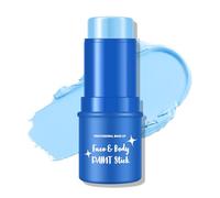 KYDA Light Blue Body Paint Stick, Blue Eye Black Stick for Sports, Body Paint Stick for Adults and Kids, Halloween Corpse Bride Avatar Sally Cosplay SFX Makeup Paint