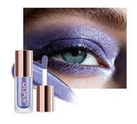 KYDA Liquid Glitter Eyeshadow, High Pigment Champagne Metallic Glittery Eyeshadow, Soft Lightweight Creamy Formula, One-Swipe Coverage, Long-wearing Crease-Resistant Eyes, 0.25oz (08 Very Peri)