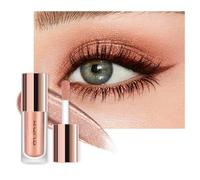 KYDA Liquid Glitter Eyeshadow, Metallic Glittery Coral Copper Eyeshadow, Soft Lightweight Creamy Formula, One-Swipe Coverage, Long-wearing Crease-Resistant Eyes Glitter Makeup, 0.25oz