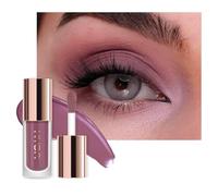 KYDA Liquid Matte Eyeshadow, Soft Matte Purple Eyeshadow, Long-wearing Crease-Resistant Velvet Eyes Tint, Smooth Cream-to-Powder Texture, Multiuse Makeup for Eyes, Cheeks and Lips