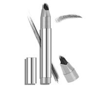 KYDA Microblading Brush Eyebrow Pen, Waterproof Liquid Brow Pen, Brow Fection Angled Brush Eyebrow Pencil, Long Lasting,Quick Drying Natural Makeup, Black, Vegan & Cruelty-Free
