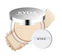 KYDA Mineral Powder, SPF 35, 4-in-1 Mineral Pressed Powder Foundation with Concealer and Setting, Matte Weightless Pressed Foundation, Light to Medium Coverage, FAIR IVORY