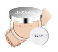 KYDA Mineral Powder SPF 35, 4-in-1 Pressed Mineral Powder, Matte Setting Powder with Concealer and Foundation, Lightweight Flawless Coverage, Skin Care Formula, LIGHT
