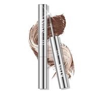 KYDA Washable Metal Mascara, Black Brown Extra Slim Super Curling Voluming Eyelash, Bristleless Metal Mascara Brush, Lasting No Flaking Pigment