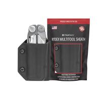 Kydex Multitool Sheath for LEATHERMAN WAVE & WAVE + PLUS - Made in USA - Multi Tool Sheath Holder Cover Belt Pocket Holster - Multi-tool not included (Black)