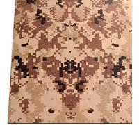 KYDEX Thermoform Sheet - (8in x 12in x .080in) - (Desert Digital Camo) - (Infused Print) - (1 Sheet) - (P1 Texture)- (for Holster Making & Hobby) - (USA Made)