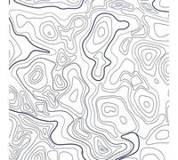 KYDEX Thermoform Sheet - (Topographic Camo) - (Blizzard White/Black) - (12in x 12in) - (1 Sheet) - (for Holster Making, Cosplay, Hobby) - (USA Made)