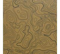 KYDEX Thermoform Sheet - (Topographic Camo) - (Desert Fox/Black) - (8in x 12in) - (1 Sheet) - (for Holster Making, Cosplay, Hobby) - (USA Made)
