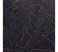 KYDEX Thermoform Sheet - (Topographic Camo) - (Desert Fox/Black - Reversed) - (8in x 12in) - (1 Sheet) - (for Holster Making, Cosplay, Hobby) - (USA Made)
