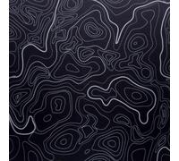 KYDEX Thermoform Sheet - (Topographic Camo) - (Frosted Glass/Black - Reversed) - (8in x 12in) - (1 Sheet) - (for Holster Making, Cosplay, Hobby) - (USA Made)