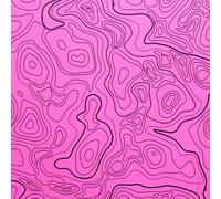 KYDEX Thermoform Sheet - (Topographic Camo) - (Hot Pink/Black) - (8in x 12in) - (1 Sheet) - (for Holster Making, Cosplay, Hobby) - (USA Made)