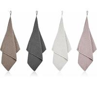 KYEDGC Barista Cloth 4-Pack Coffee Machine Cloth, Professional Barista Accessories for Espresso Machine Surfaces and Steam Wands, Set of Four 30 x 30 cm Absorbent Coffee Cloths