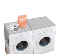 KyeeaDIY 2Pcs Washer Dryer Countertop Mats 60 X 60cm, Silicone Non-Slip and Scratch Resistant Washer and Dryer Top Protector Mat, Washing Machine Cover Pad for Home Kitchen Laundry Room（2Pcs）