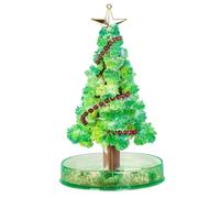 KYEQATY Crystal Growing Kit Mini Growing Chritsmas Tree Funny Educational DIY Crystal Paper Christmas Trees Toys Desk Decor Gift for Kids Birthday Winter Style 1