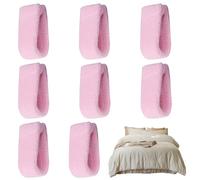 KYEQATY Duvet Clips To Keep Duvet In Place,8 Pcs Duvet Clips No Pins Plush Comforter Quilt Clips Holder Anti Slip Duvet Cover Clips to Secure Bedding