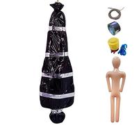 KYEQATY Halloween Decorations Outdoor Full Size Inflatable Man 5PCS 59 in PVC Body Bags for Dead Bodies Blow up Doll DIY Waterproof Giant Halloween Inflatable for Yard Patio House Decor
