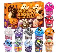 KYEVIS Halloween Advent Calendar 2026 with 24 Days Halloween Slime kits