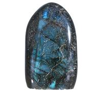 KYEYGWO 0.66-0.88 LB Natural Polished Labradorite Stone Slab for Healing