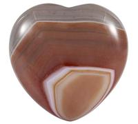 KYEYGWO 1.5" Carnelian Heart Worry Stone for Anxiety Stress Relief