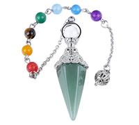 KYEYGWO 7 Chakra Crystal Pendulum for Dowsing Divination Healing