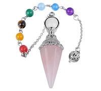 KYEYGWO 7 Chakra Crystal Pendulum for Dowsing Divination Healing