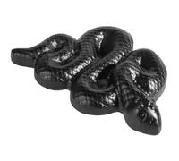 KYEYGWO Black Obsidian Snake Statue Healing Crystal Animal Figurine Gothic Sculpture for Home Decor, Snake Gifts for Women Men