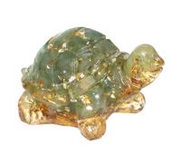 KYEYGWO Crystal Feng Shui Turtle Figurine Ornament for Wealth Good Luck