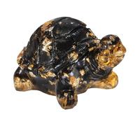 KYEYGWO Crystal Feng Shui Turtle Figurine Ornament for Wealth Good Luck