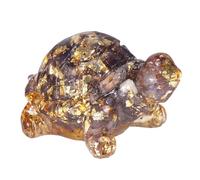 KYEYGWO Crystal Feng Shui Turtle Figurine Ornament for Wealth Good Luck