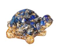 KYEYGWO Crystal Feng Shui Turtle Figurine Ornament for Wealth Good Luck