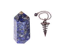 KYEYGWO Crystal Quartz Wand and Dowsing Pendulum for Divination Meditation, Reiki Healing Chakra Crystal Spiritual Gifts