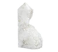 KYEYGWO Irregular Natural Clear Quartz Crystal Obelisk Tower Pointed Raw Crystal Wands and Healing Stones for Witches Meditation Home Decor, 4.33-6.69 Inch