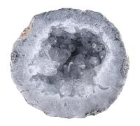KYEYGWO Natural Agate Crystal Cluster Geode for Wicca Reiki Healing