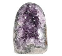 KYEYGWO Natural Amethyst Crystal Cluster Gemstone Specimen for Home Decoration Raw Druzy Geode Quartz Stone Figurine for Reiki Healing Meditation, 700-800g